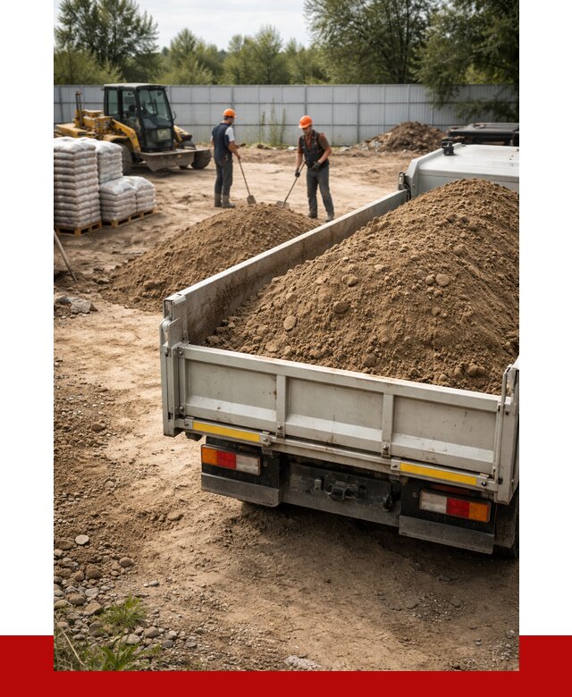 Супесь с доставкой в Сарове от 2552 р. за куб | ПРОНЕРУДСро