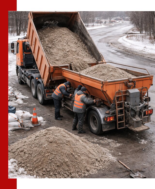 Поставка и вывоз пескосоля в Сарове оптом и в розницу