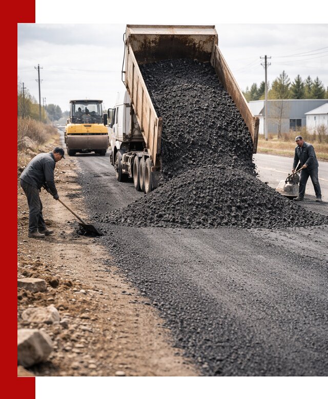 Асфальтовая крошка для дорог в Сарове — поставка и доставка