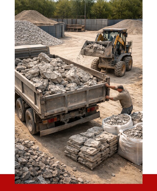 Купить бой бетона с доставкой в Сарове от 4999 р. | ПРОНЕРУДСро