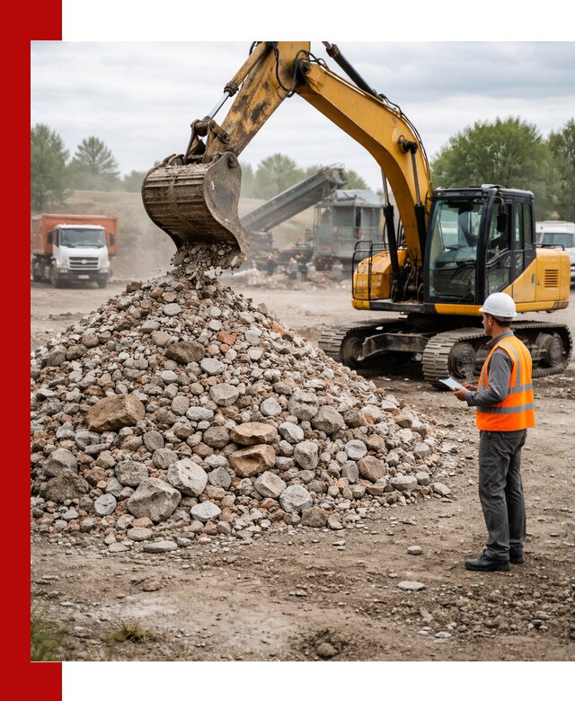 Доставка и вывоз строительного боя в Сарове