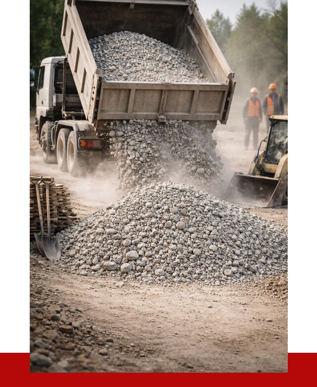 Купить дробленый бетон в Сарове от 1771 р./куб | ПРОНЕРУДСро
