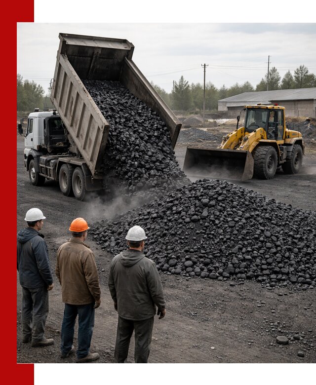 Доставка угля антрацита в Сарове с самосвалами и погрузкой