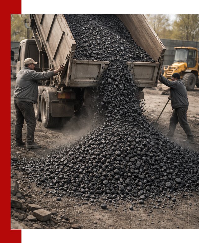 Доставка угля семечка самосвалами в Сарове