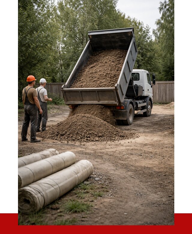 Доставка сыпучих материалов самосвалом в [cvi] от 4374 р. | ПРОНЕРУДСро