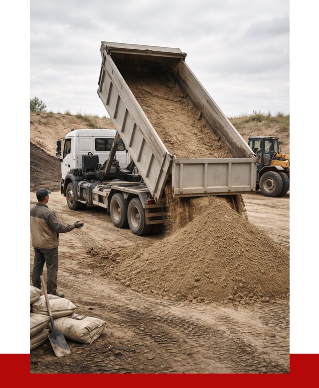 Доставка самосвалом 20 кубов в Сарове от 7811 р. | ПРОНЕРУДСро