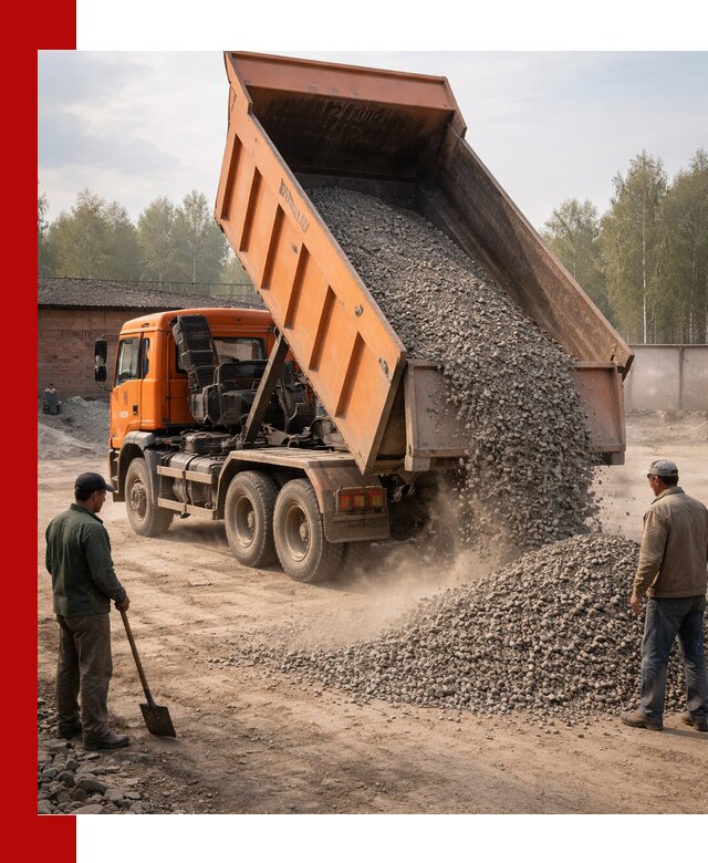 Доставка самосвалом 20 м3 в Сарове быстро и надежно