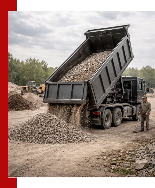 Доставка самосвалом 30 м3 по выгодным ценам в Сарове