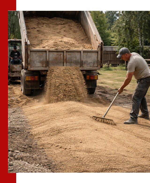 Отсыпка участка песком в Сарове быстро и качественно