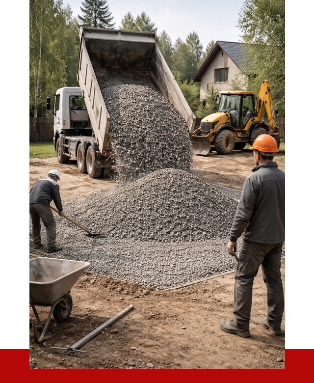 Отсыпка участка щебнем в Сарове от 6770 р. ПРОНЕРУДСро