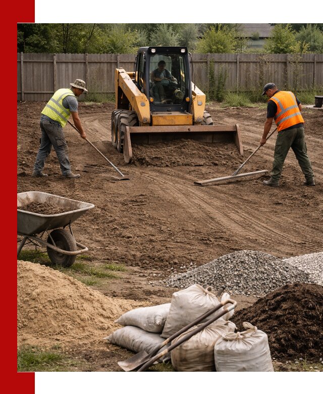 Выравнивание участка под строительство и благоустройство в Сарове