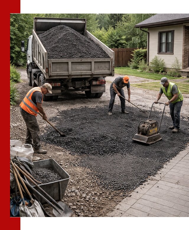 Асфальтовая крошка для двора с доставкой в Сарове